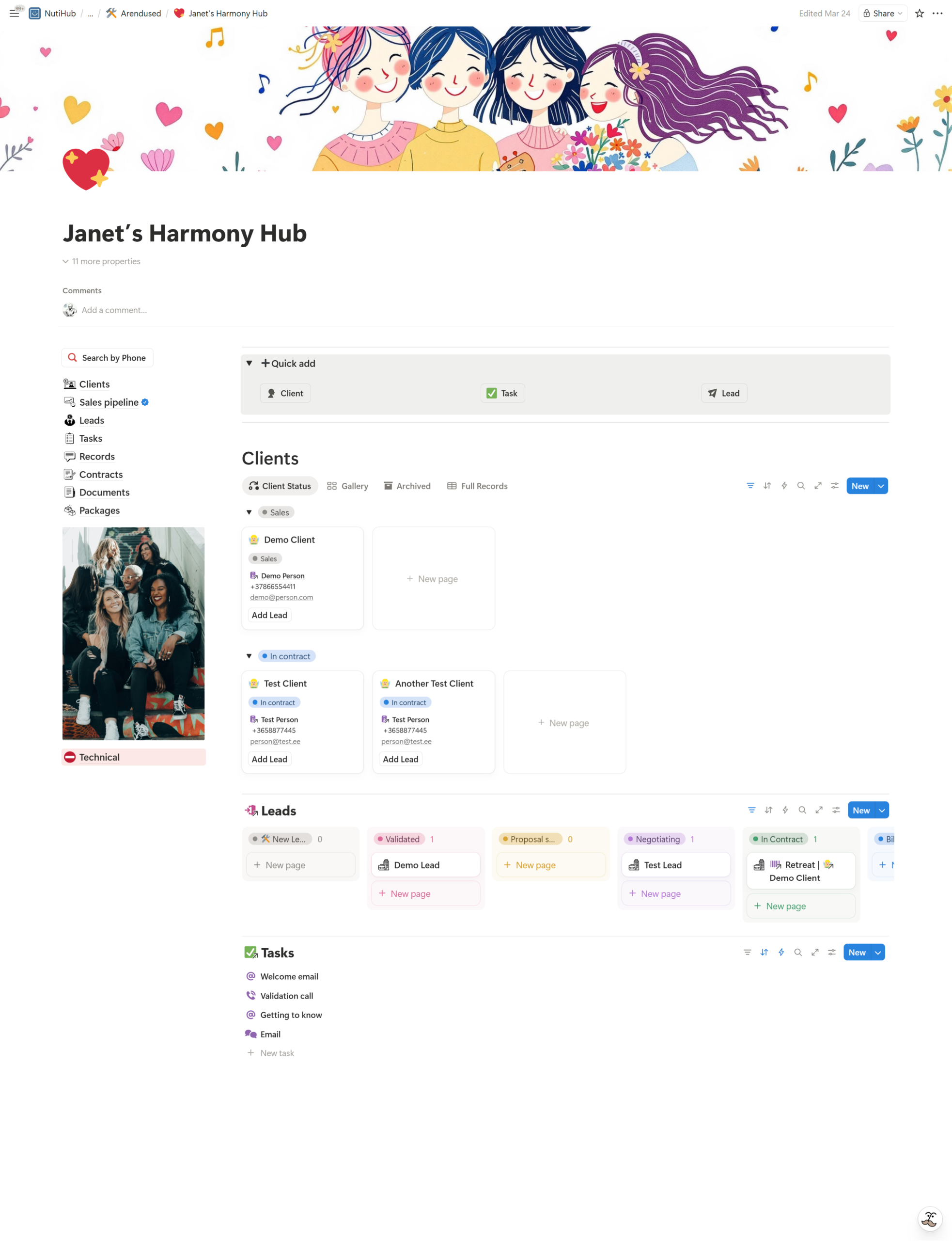 Best use of Notion for startups is usually a simple, but expandable project management hub with CRM and documentation modules.
